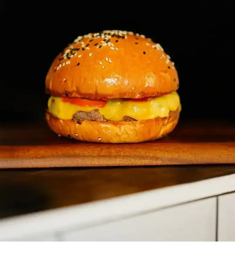 Jr. Millionaire, the beef burger with cheddar