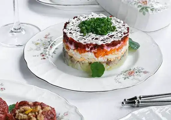 Herring under a fur coat / สลัดปลาเฮร์ริงคลุมบีตรูต